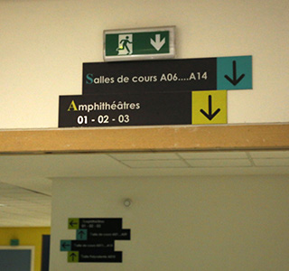 Signalétique interieure